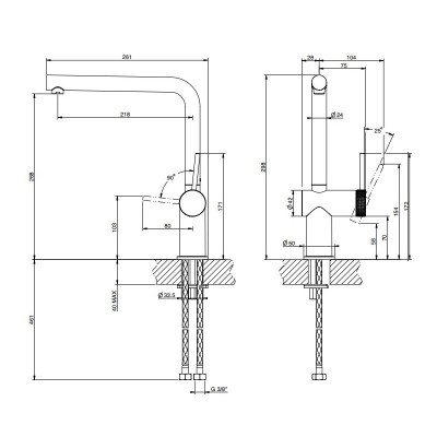 Gessi 60471 149 Unveröffentlichte Finox Küchenarmaturen