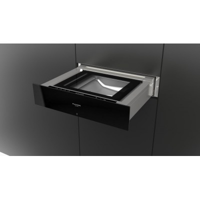 Fulgor fclvsd 150 tc bk tiroir sous vide 55x14 cm verre noir