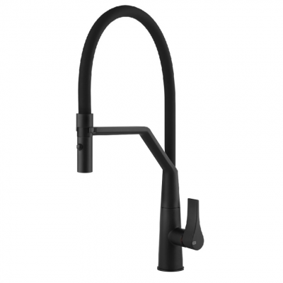 Gessi 17191 299 Proton Mixer tap with black shower