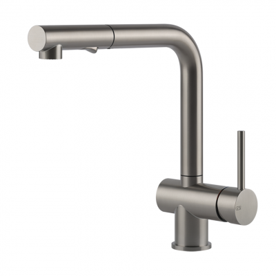 Gessi 60600 239 Acciaio rubinetto miscelatore con doccetta satinato