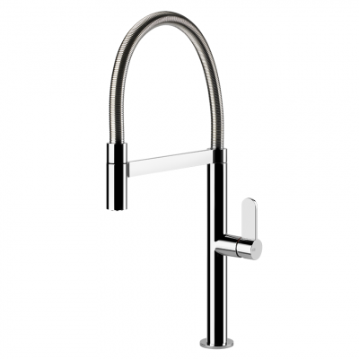 Gessi 50009 031 Bateria mieszaczowa helowa z prysznicem ręcznym, chrom