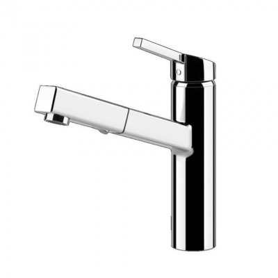 Gessi 60535 031 Thalium grifo mezclador con ducha de mano cromada