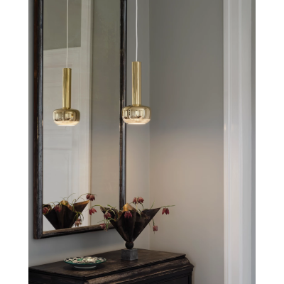 Louis Poulsen Vl 56 Suspended lamp 17 cm polished brass