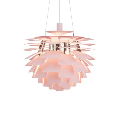 Louis Poulsen Ph Artichoke Pale Rose lustre suspendu 60 cm rose