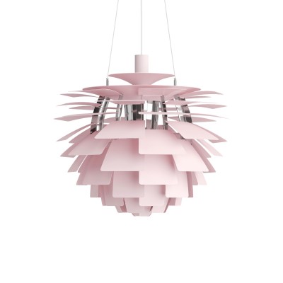 Louis Poulsen Ph Artichoke Pale Rose lustre suspendu 60 cm rose