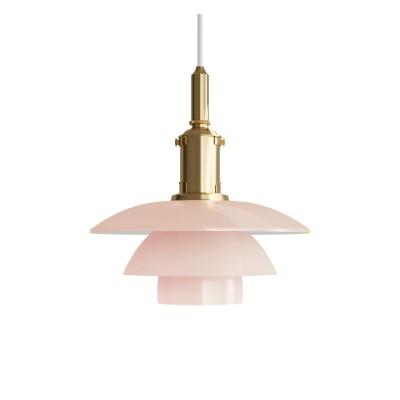 Louis Poulsen Ph 3/3 Pale Rose Suspended lamp 28 cm pink