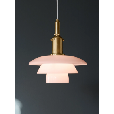 Louis Poulsen Ph 3/3 Pale Rose Suspended lamp 28 cm pink