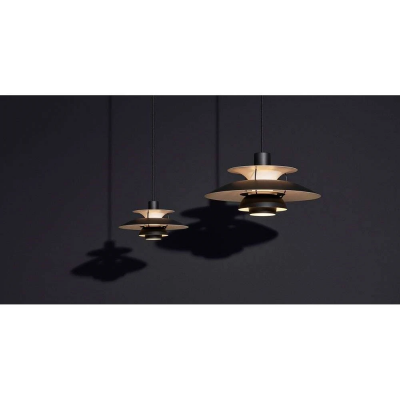 Louis Poulsen Ph 5 Suspended chandelier 50 cm monochromatic black