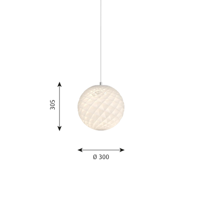 Louis Poulsen Patera lampadario sospeso 30 cm bianco