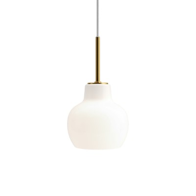 Louis Poulsen Vl Ring Crown 1 lampada sospesa 19 cm vetro bianco