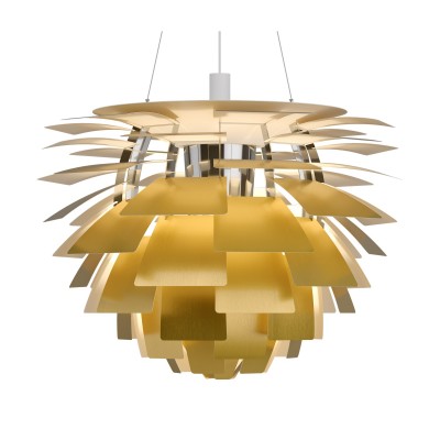 Louis Poulsen Ph Artichoke lampadario 84 cm ottone
