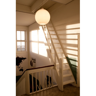 Louis Poulsen Wohlert lampada sospesa 35 cm vetro bianco