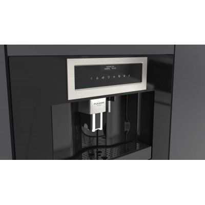 Fulgor Milano Fulgor fclcm 4500 tf bk  Machine à café verre noir encastré