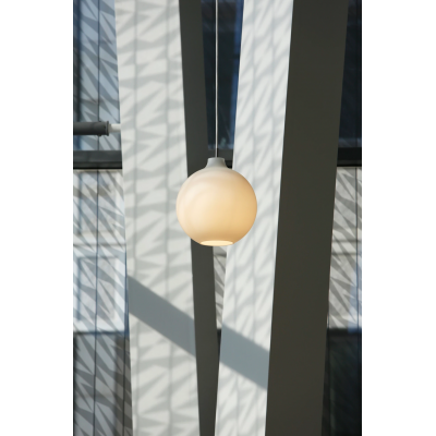 Louis Poulsen Wohlert lampada sospesa 30 cm vetro bianco