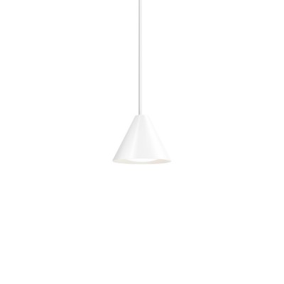 Louis Poulsen Keglen pendant lamp triangular 17 cm white