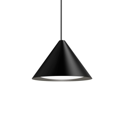 Louis Poulsen Keglen pendant lamp triangular 40 cm black