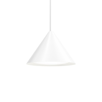 Louis Poulsen Keglen pendant lamp triangular 40 cm white