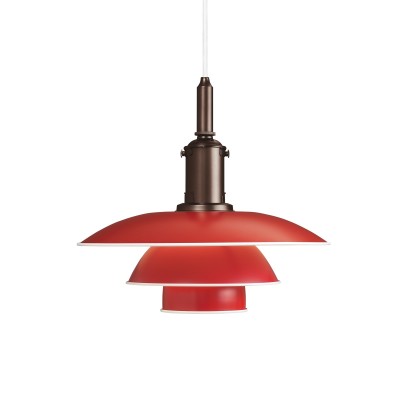 Louis Poulsen Ph 3½-3 Sospensione lampadario 33 cm rosso