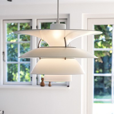 Louis Poulsen Ph 6½-6 pendant lamp 65 cm white