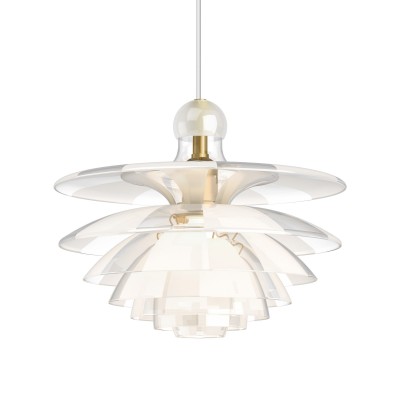 Louis Poulsen Ph Septima chandelier 50 cm clear glass