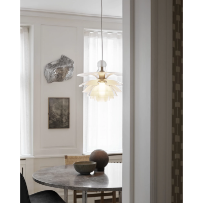 Louis Poulsen Ph Septima chandelier 50 cm clear glass