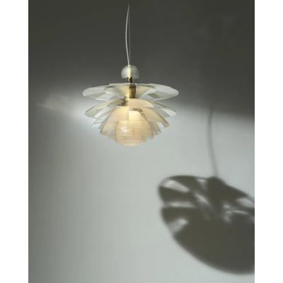 Louis Poulsen Ph Septima chandelier 50 cm clear glass