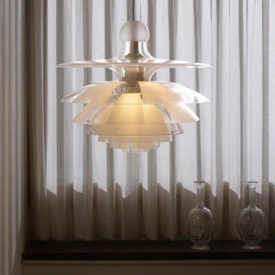 Louis Poulsen Ph Septima chandelier 50 cm clear glass