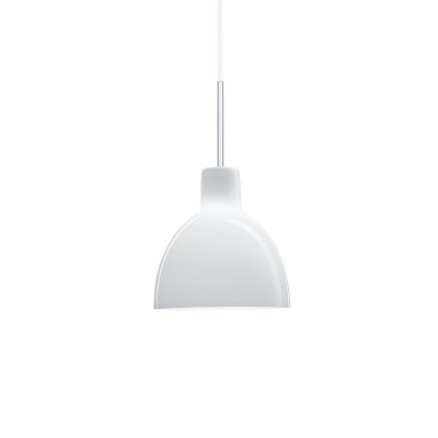 Louis Poulsen Toldbod 155 Glass Suspension lamp 15 cm white glass