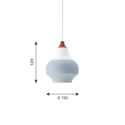 Louis Poulsen Cirque pendant lamp 15 cm copper