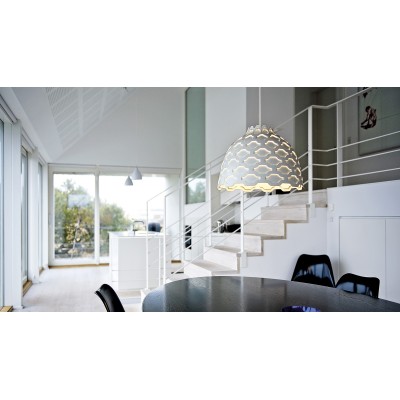 Louis Poulsen Lc Shutters lámpara suspendida 44 cm blanco