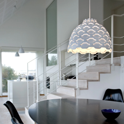 Louis Poulsen Lc Shutters pendant lamp 44 cm white