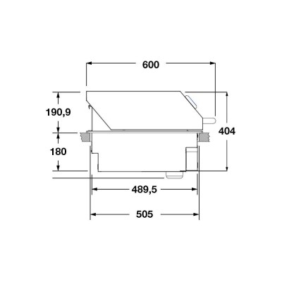 Fulgor Fobq Hl 1000 X Tapa Alta con Termómetro para Barbacoa de Acero Inoxidable 100