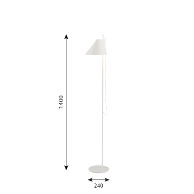 Louis Poulsen Yuh Terra floor lamp 24 cm white