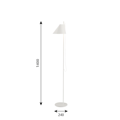 Louis Poulsen Yuh Terra Floor lamp 24 cm white