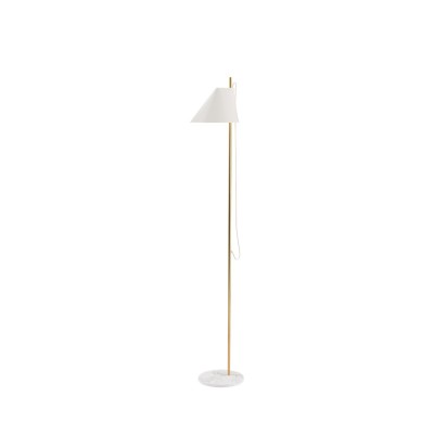 Louis Poulsen Yuh Terra floor lamp 24 cm white brass