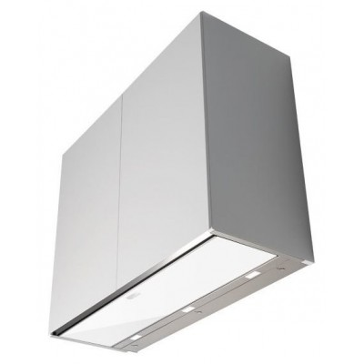 Falmec move hotte encastrable 90 cm acier inoxydable + verre blanc cmkn90.e0