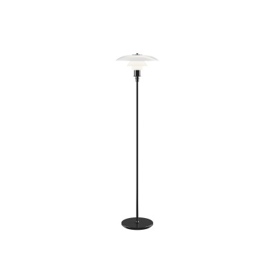 Louis Poulsen Ph 3½-2½ terra floor lamp 33 cm white black