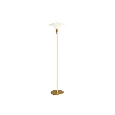 Louis Poulsen Ph 3½-2½ Terra Floor lamp 33 cm white brass