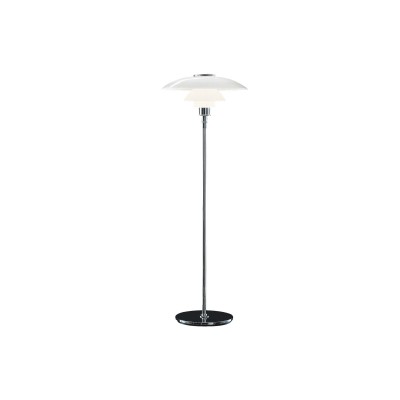 Louis Poulsen Ph 4½-3½ Glass Terra lampadaire 45 cm blanc