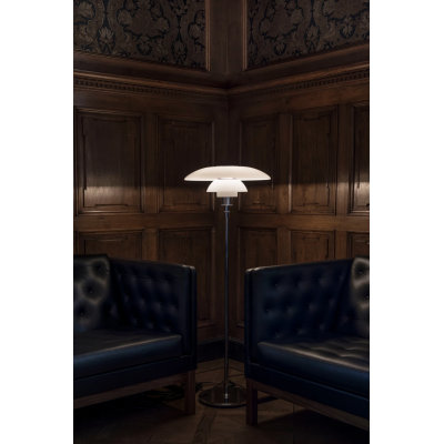 Louis Poulsen Ph 4½-3½ Vetro Terra Floor lamp 45 cm white