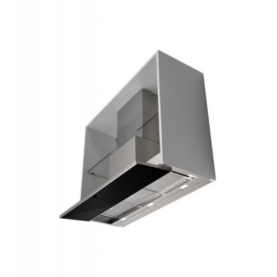 Falmec move hotte encastrable 90 cm acier inoxydable + verre noir cmkn90.e0