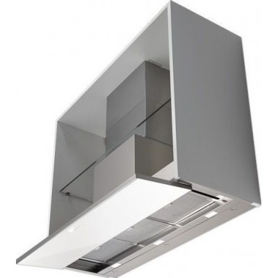 Falmec move cappa incasso 60 cm acciaio inox + vetro bianco cmkn60.e0