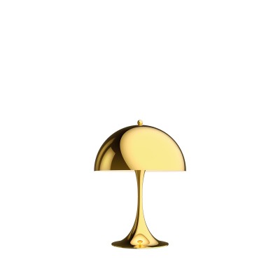 Louis Poulsen Panthella 250 metallic brass table lamp