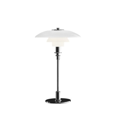 Louis Poulsen Ph 3/2 lampe de table table de chevet blanc - chrome