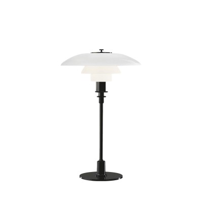 Louis Poulsen Ph 3/2 lampe de table table de chevet blanc - noir