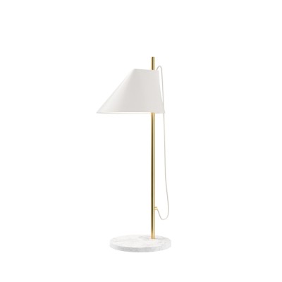 Louis Poulsen Yuh table lamp white and brass