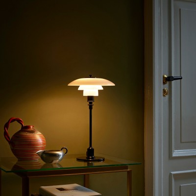 Louis Poulsen Ph 2/1 lampada da tavolo 12 cm bianco - nero
