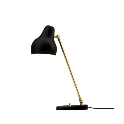 Louis Poulsen Vl38 schwarze Nachttischlampe