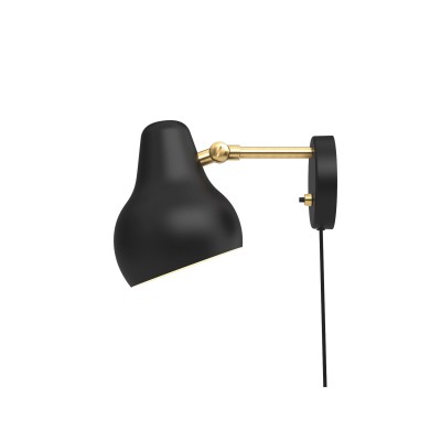 Louis Poulsen Vl38 Wall Lamp 14 cm Black