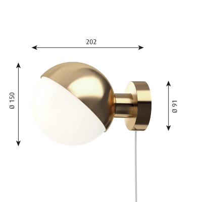 Louis Poulsen Vl Studio applique 20 cm laiton